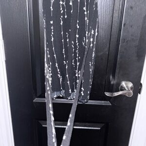 a new day Black and White Midi Dress